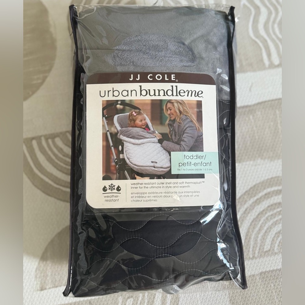 NEW JJ Cole Quilted Urban Bundleme Toddler Car Seat/Stroller Cover, Toddler